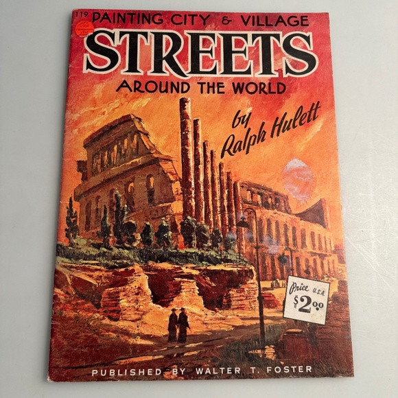 Walter Foster Painting City & Village Streets Art Instruction Book - Picture 1 of 4